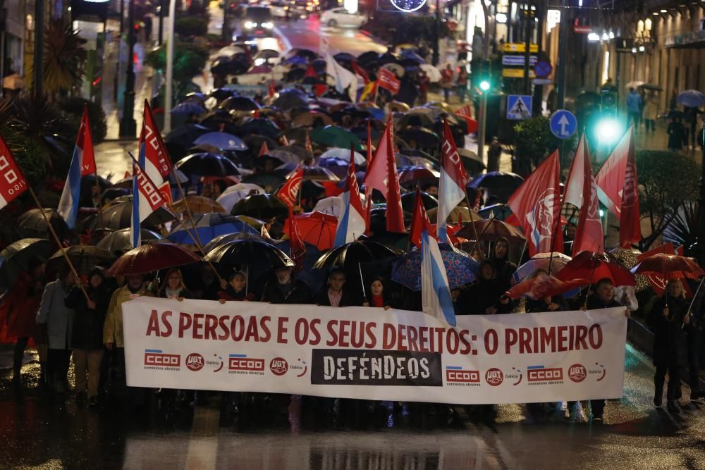 Manifestación en Vigo