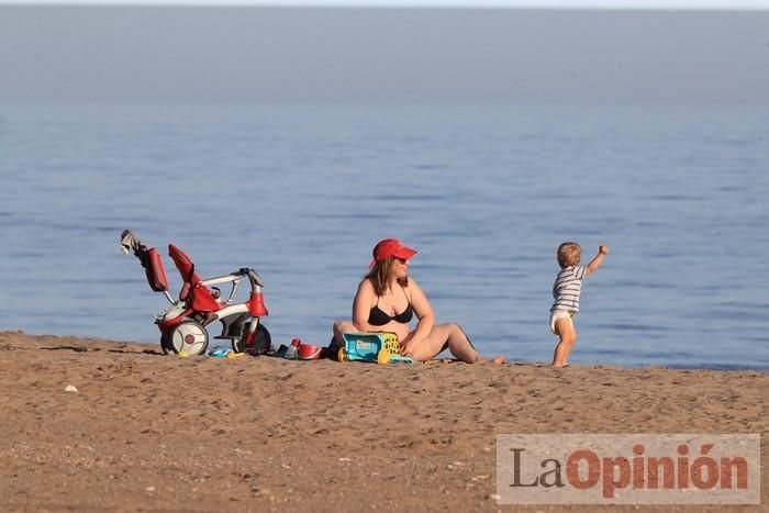 Primer día de paseos al aire libre en Mazarrón