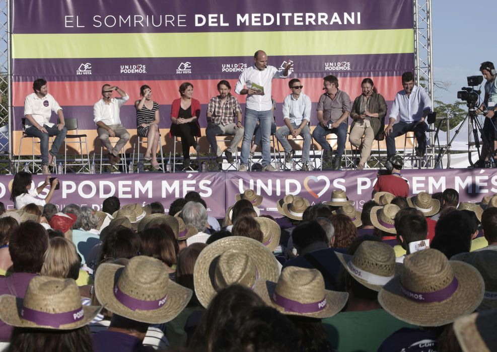 Wahlkampf: Pablo Iglesias auf Mallorca