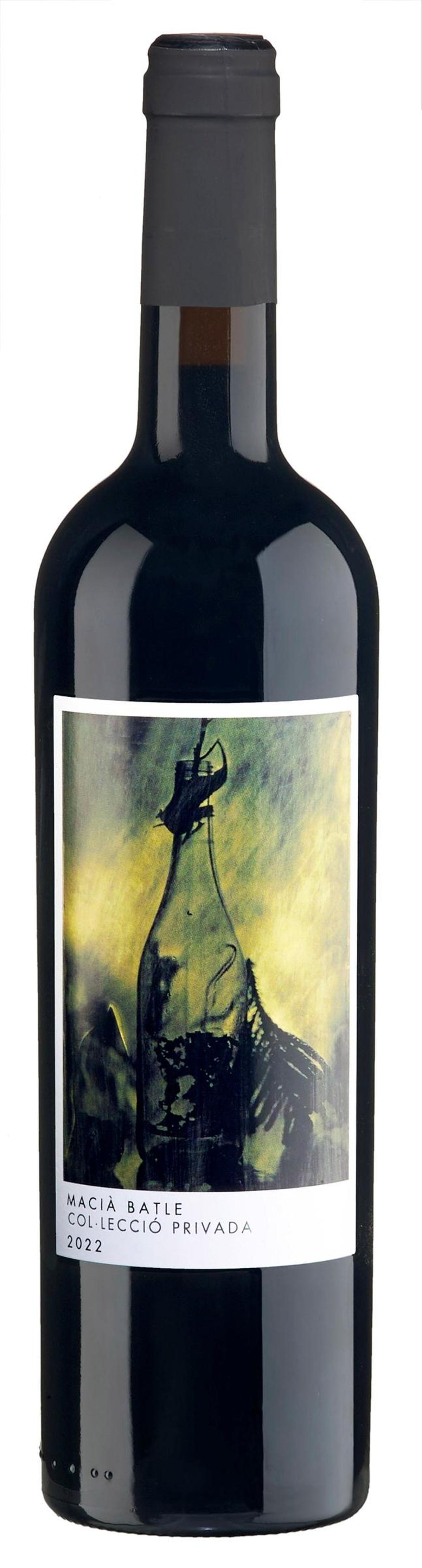 La etiqueta de la presente Navidad de Col·lecció Privada de Macià Batle, ilustrada por el artista local Miquel Salom.