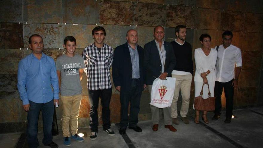 Los premiados en la edición de la gala del deporte franquina de 2013.