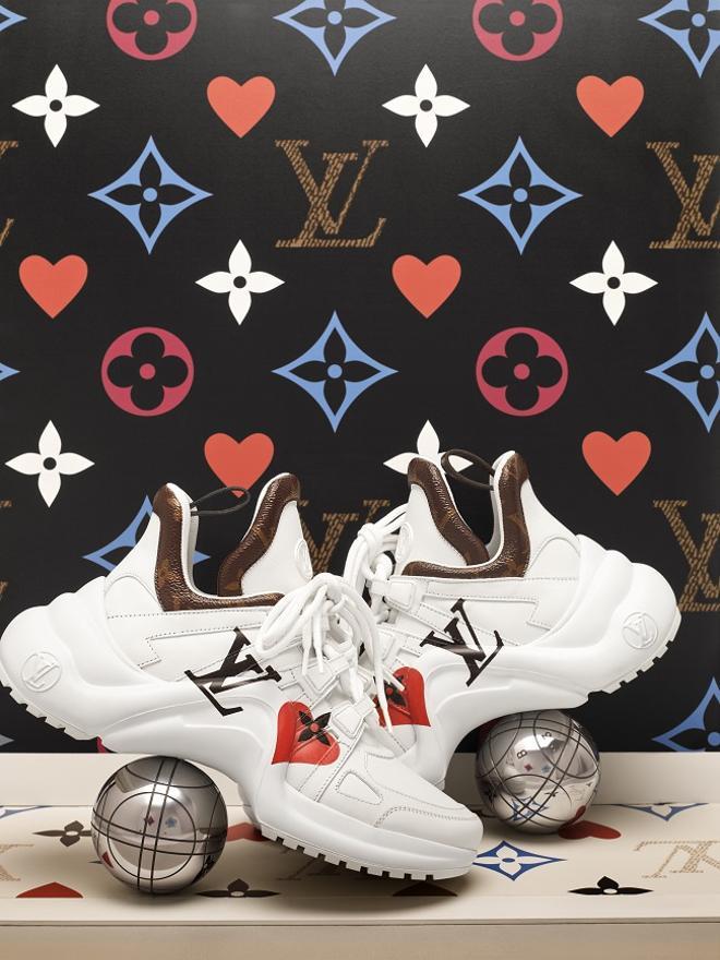 Zapatilla deportiva estilo 'chunky', de la colección 'Game On' de Louis Vuitton