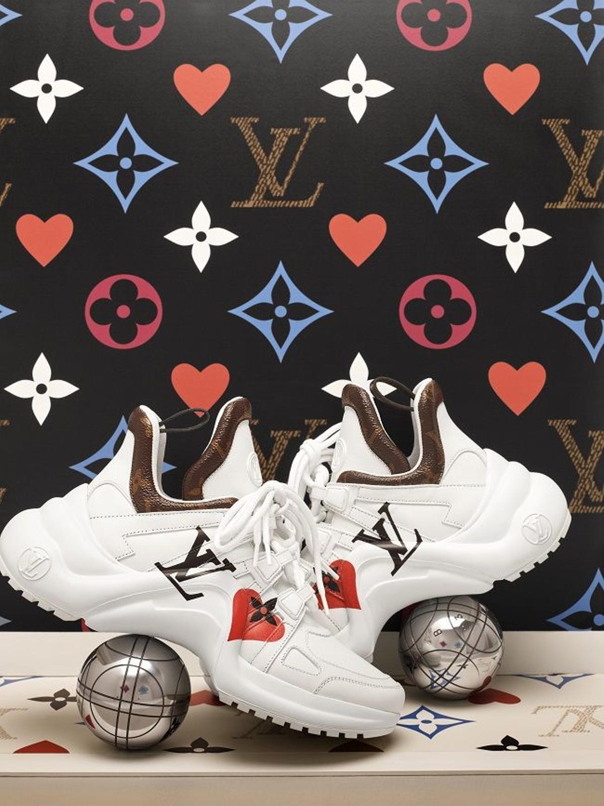 Zapatilla deportiva estilo 'chunky', de la colección 'Game On' de Louis Vuitton