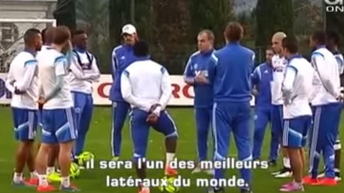 Bielsa compartó un momento especial con sus futbolistas