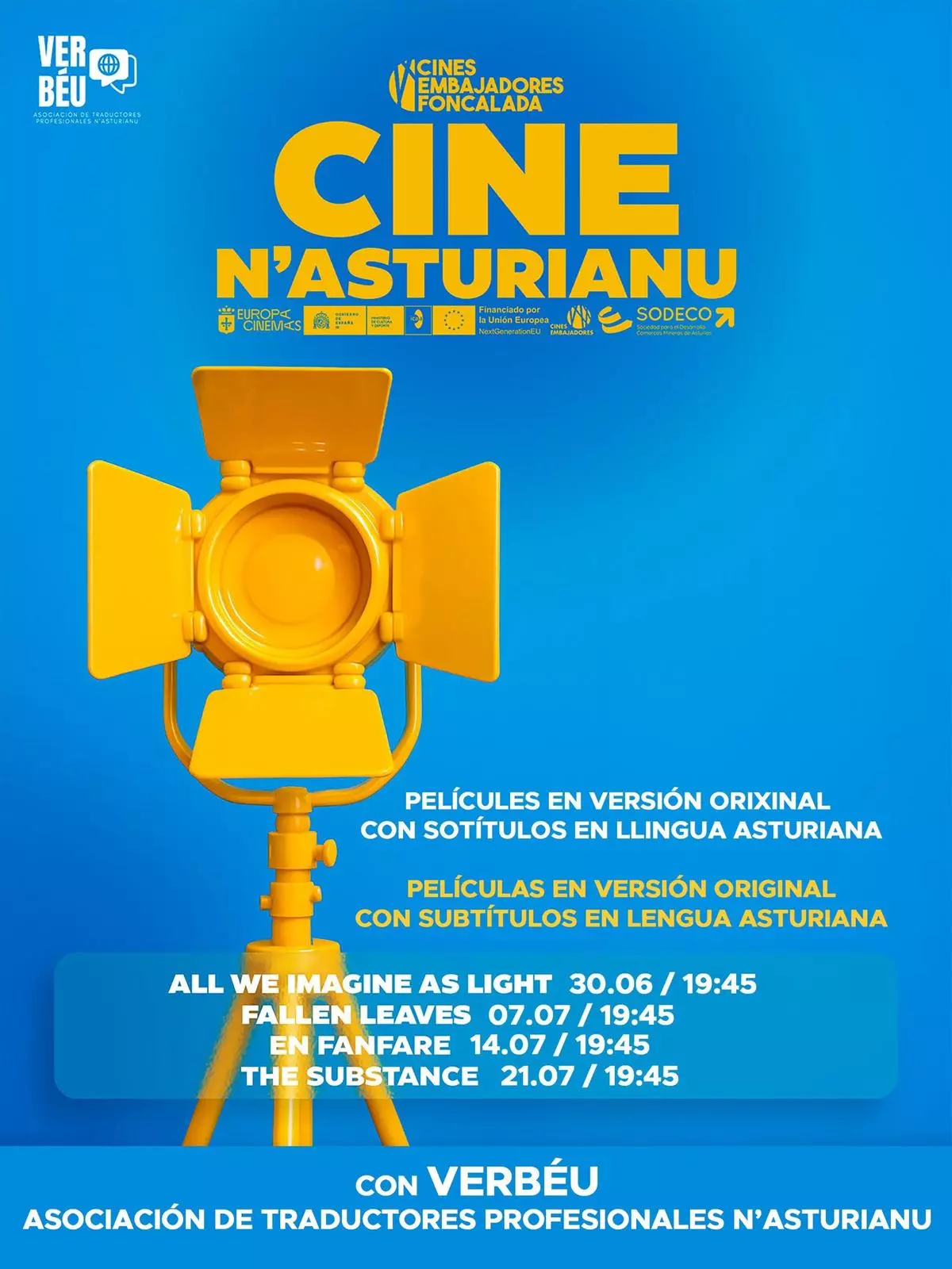 Entamen nos Cines Embajadores d'Uviéu un ciclu de películes sotitulaes n'asturianu