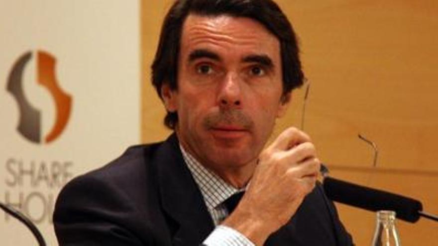 José María Aznar, en una imatge d&#039;arxiu