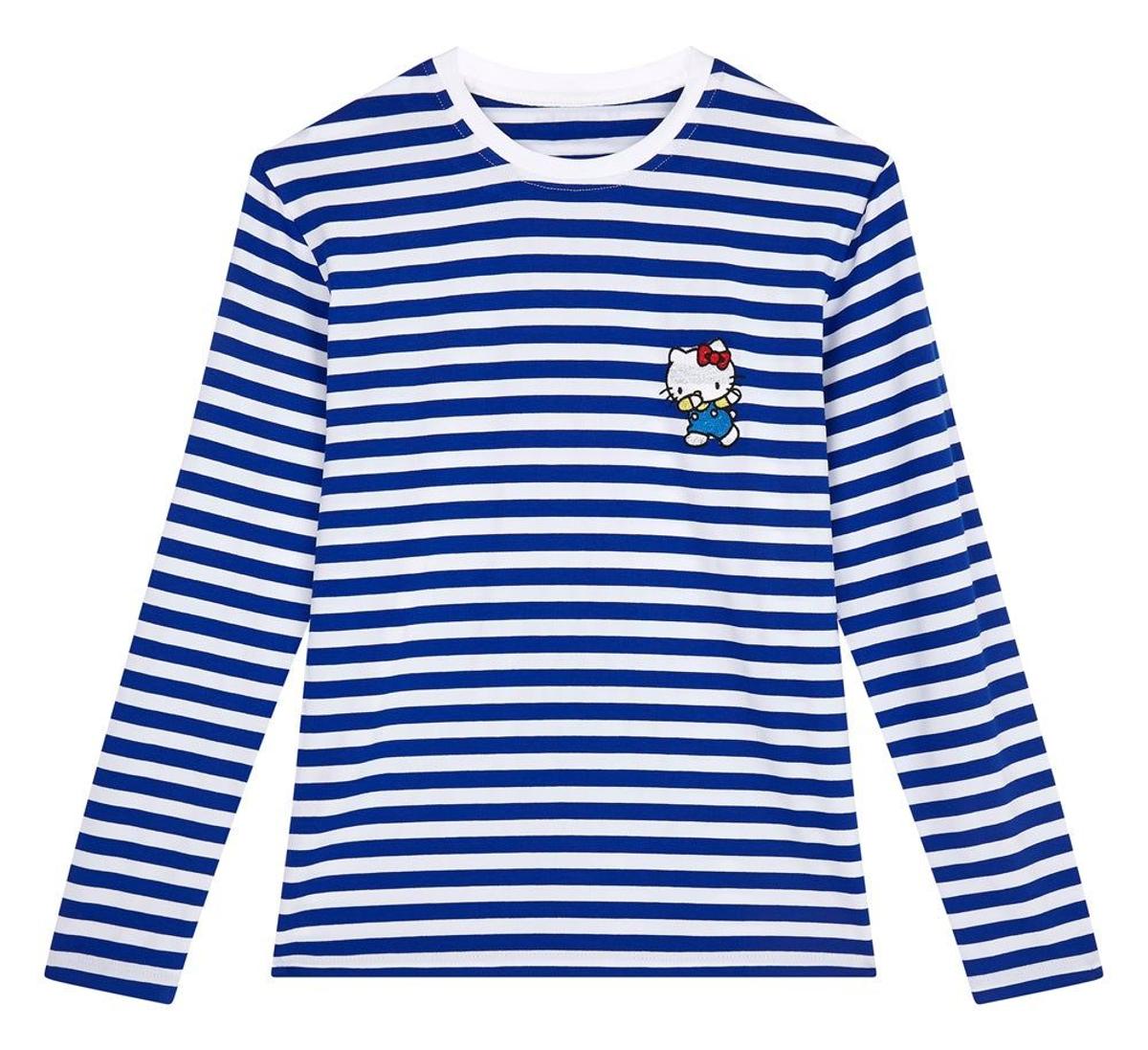 Camiseta marinera de Asos x Hello Kitty