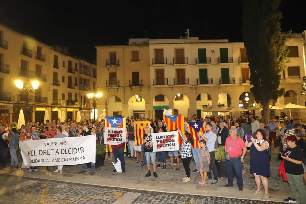 Concentración por la sentencia del 'Procés' en Gandia