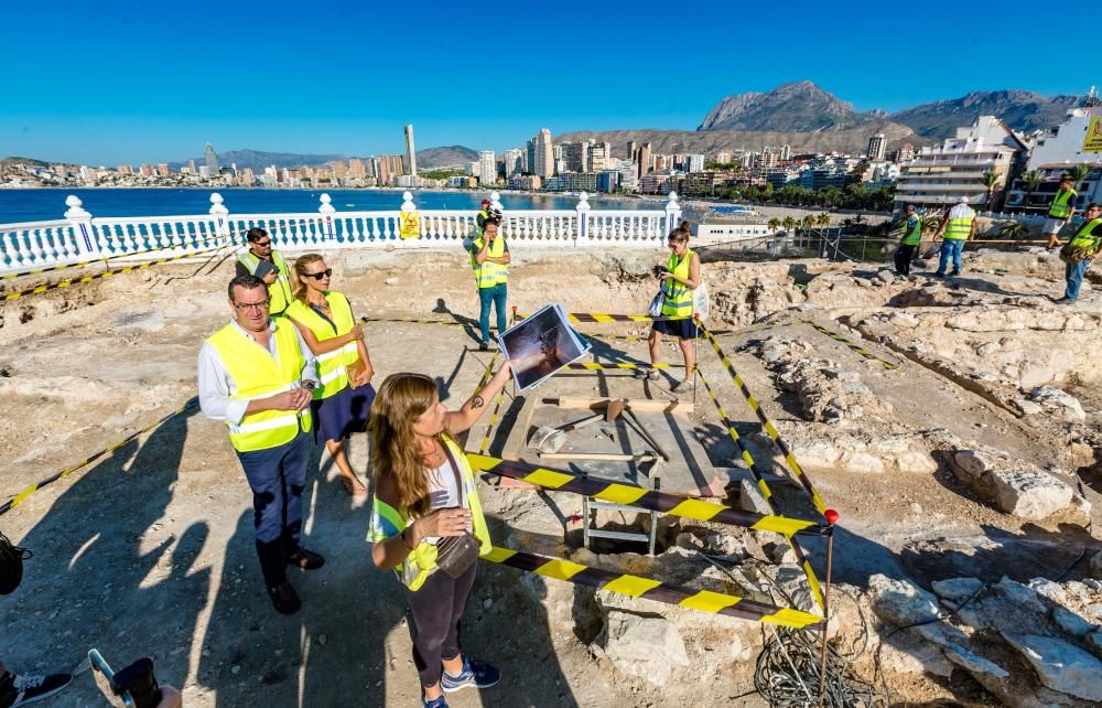 Excavación arqueológica en el Castell de Benidorm