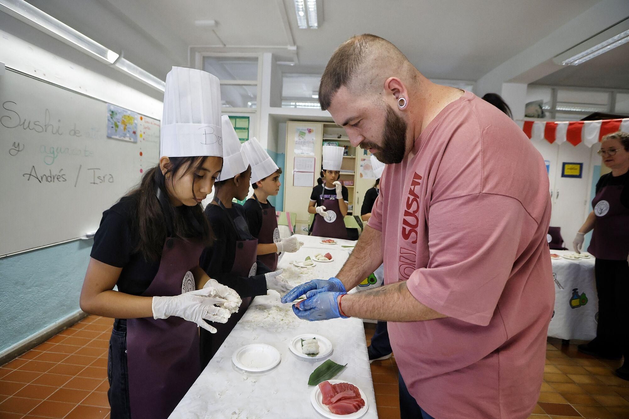 'Minichefs' en el colegio Los Verodes de Santa Cruz.