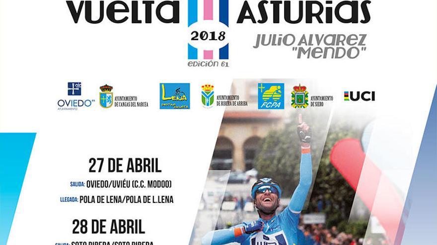 Cartel anunciador de la Vuelta a Asturias 2018