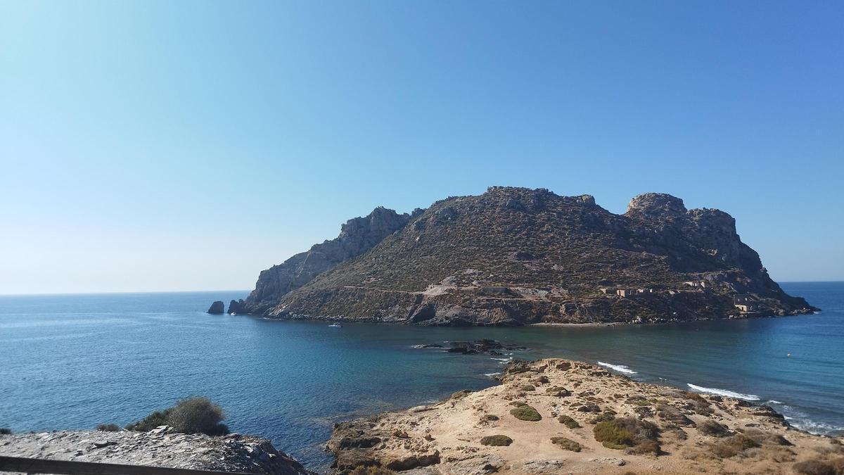 Una imagen de archivo de la Isla del Fraile (Águilas)