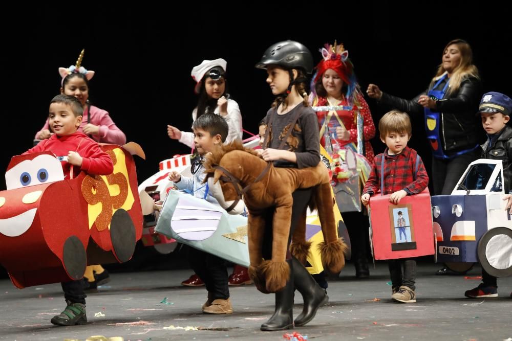 Desfile infantil en el Carnaval de Gijón