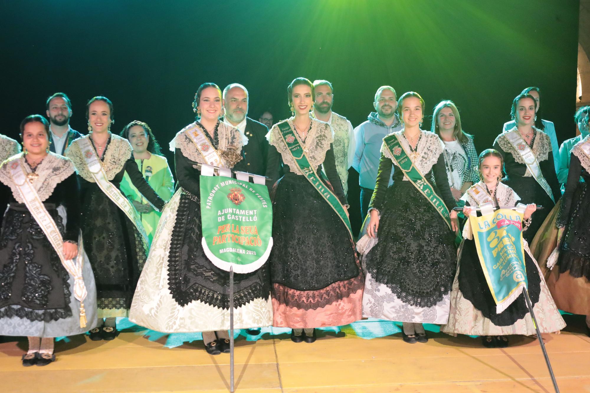 Ceremonia de entrega de premios a las gaiatas