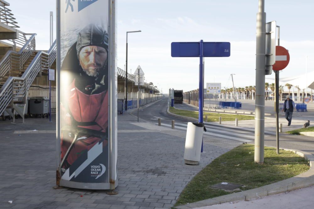 El puerto amanece sin rastro de suciedad tras el Spring Festival