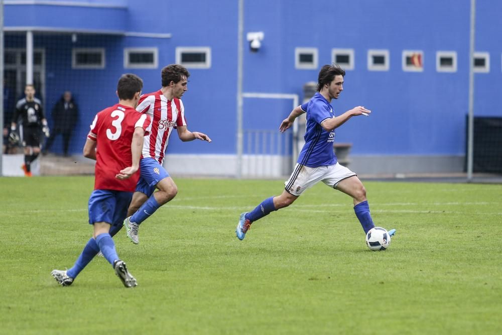 Partido entre el Real Oviedo y el Sporting Juvenil División de Honor