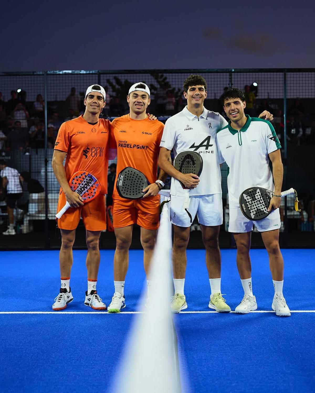 Lebrón y Augsburger perdieron ante Coello y Tapia