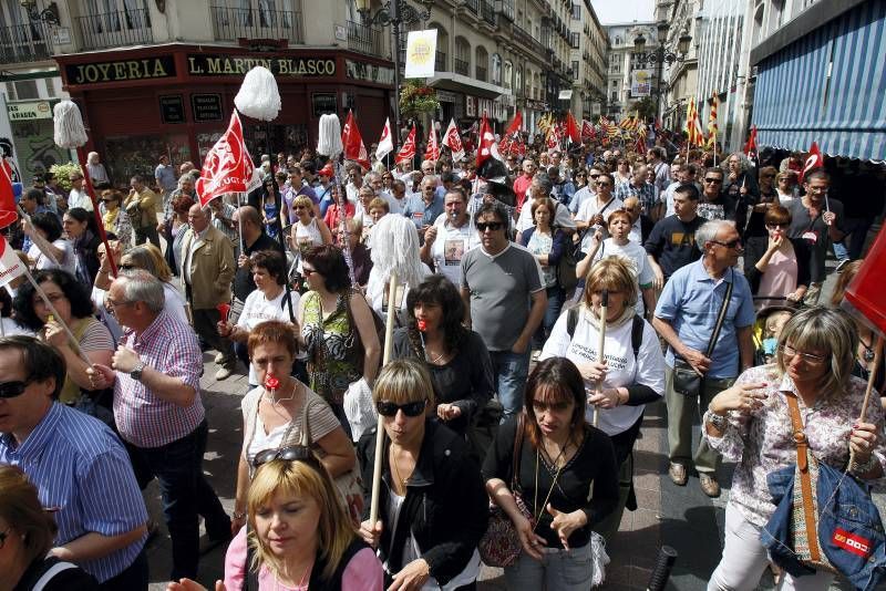 Fotogalería:  Manifestación en favor de los trabajadores de limpieza