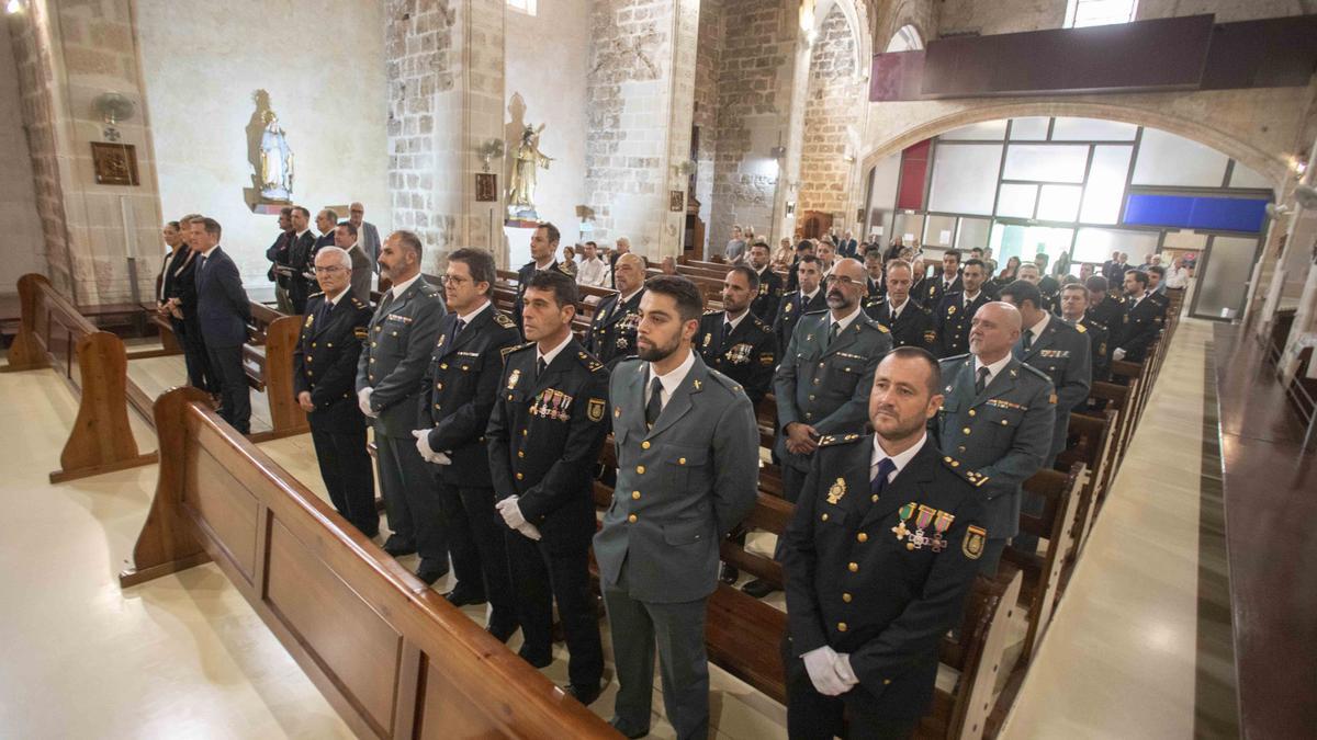 Xàtiva. festividad de los Santos Ángeles Custodios, patrón de la policía Nacional