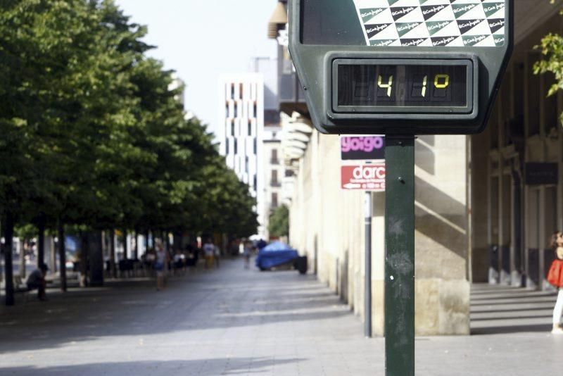 Domingo de calor en Zaragoza