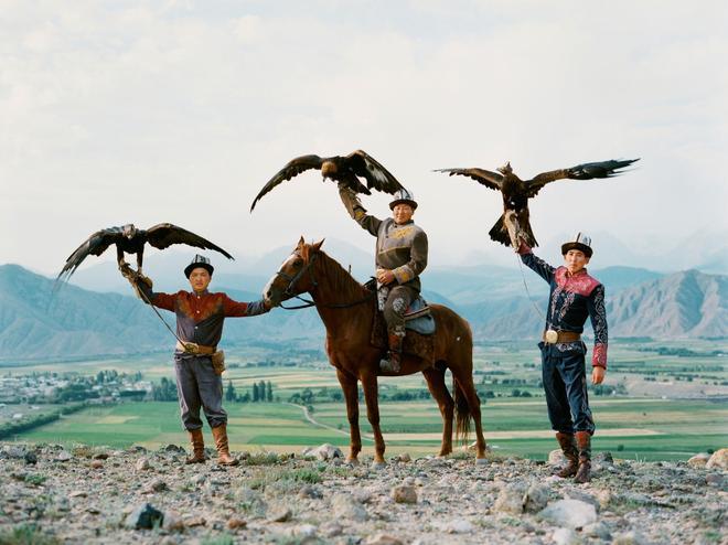 Cazadores a caballo, Kirguistán