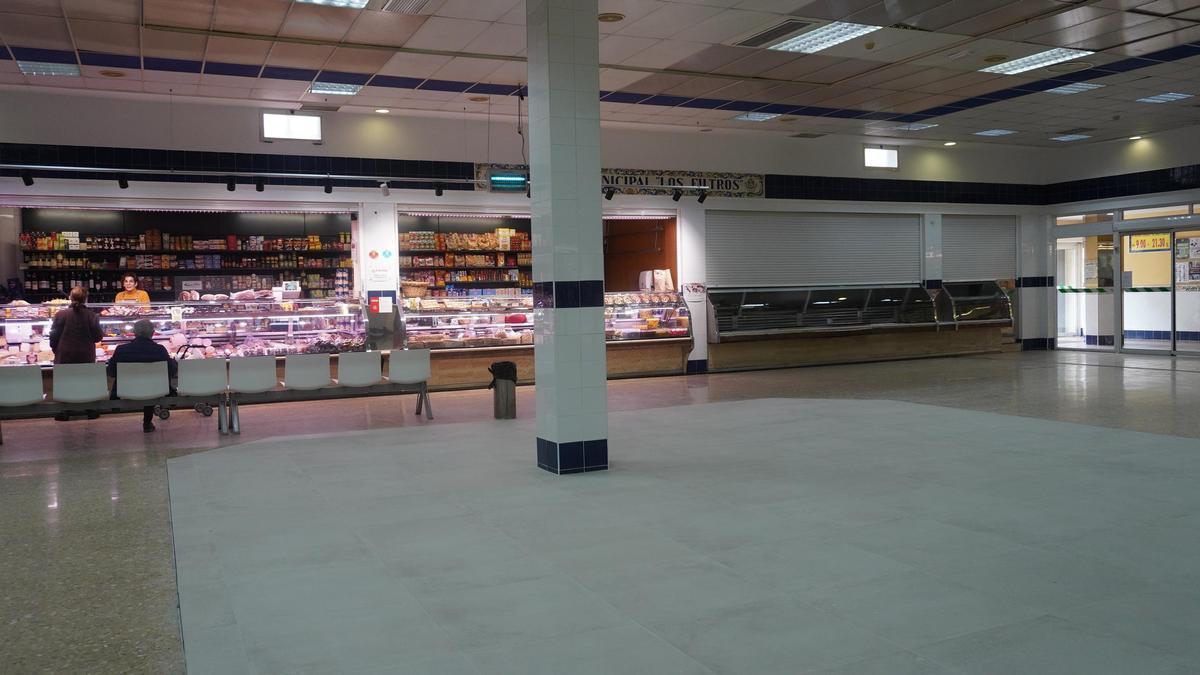 El nuevo mercado de Los Filtros cuenta con un espacio diáfano para actividades.
