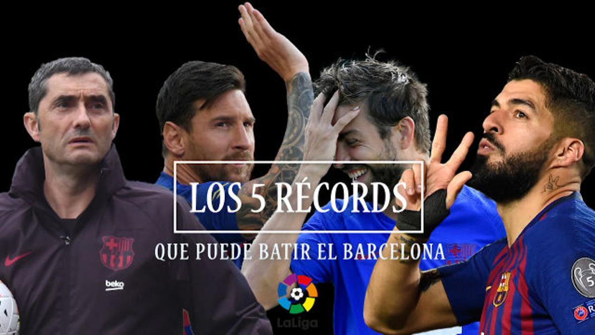 Los 5 récords que puede batir el Barcelona