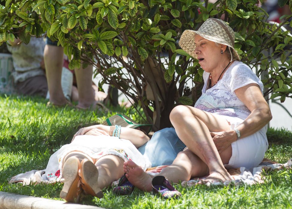 El calor aprieta aún más en el litoral aunque da un mínimo respiro en el interior.