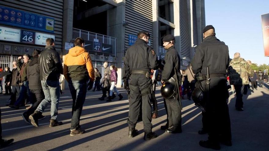 Previstas medidas especiales de seguridad ante el Madrid y el Atlético