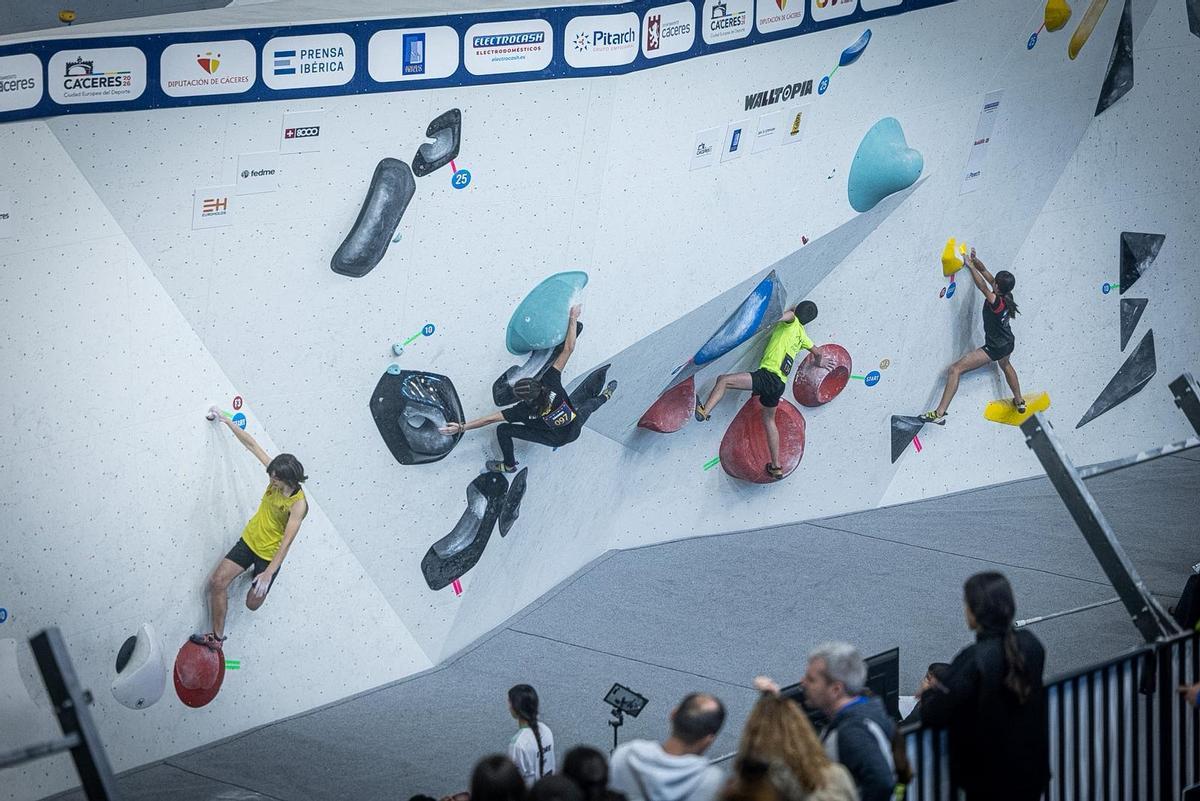 FOTOGALERÍA. Copa de España de Escalada en Cáceres (2)