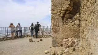 El sufrimiento del Castillo de Santa Bárbara en Alicante