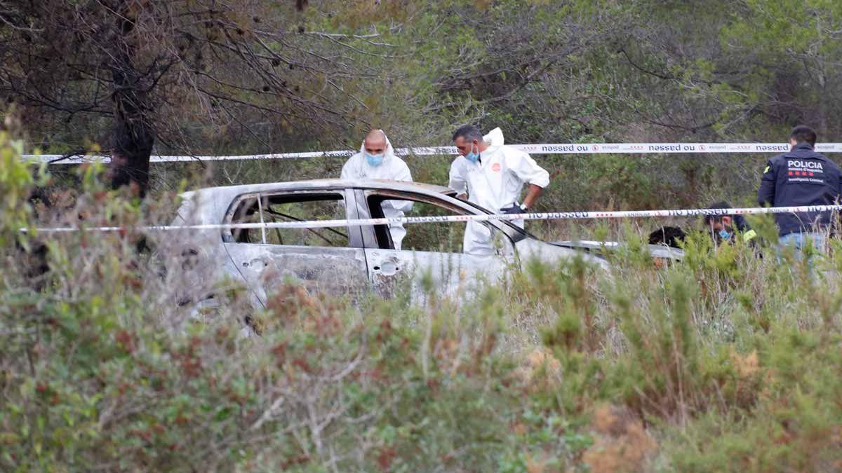 Cotxe on han trobat el cos d&#039;una persona calcinada a Albinyana