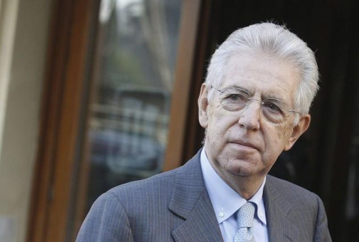 L’economista i excomissari europeu Mario Monti, favorit per convertir-se en primer ministre en substitució de Silvio Berlusconi i al capdavant d’un govern de transició, avui, a Roma.