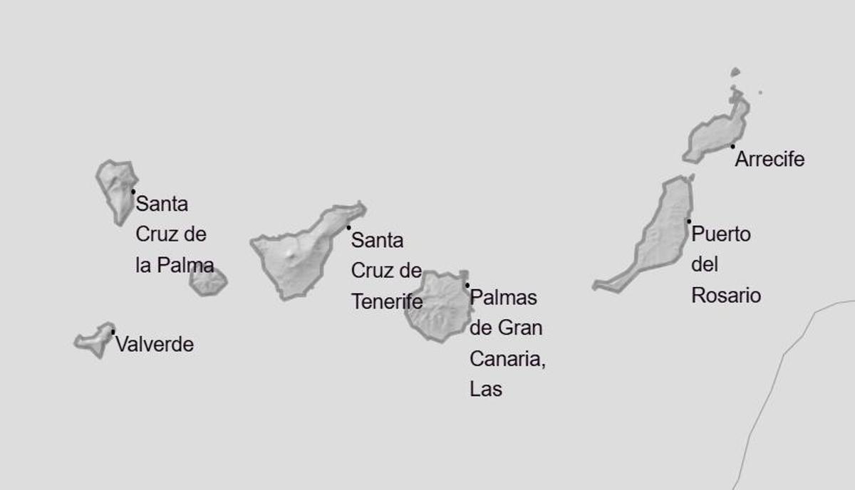 En ninguna isla del archipiélago hay avisos meteorológicos activos