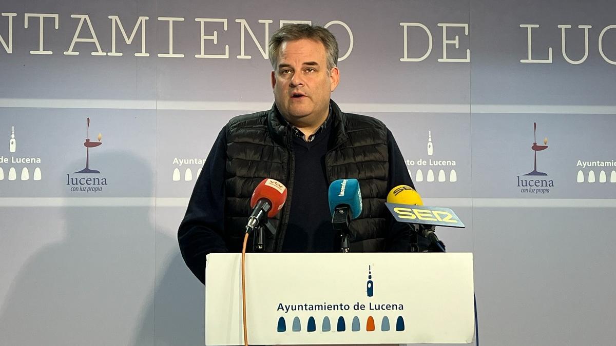Ángel Novillo, concejal de Seguridad del Ayuntamiento de Lucena.