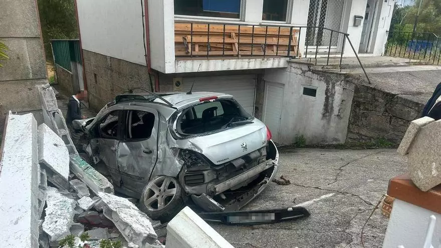 Un accidente en la N550 a la entrada de Pontevedra deja dos heridos