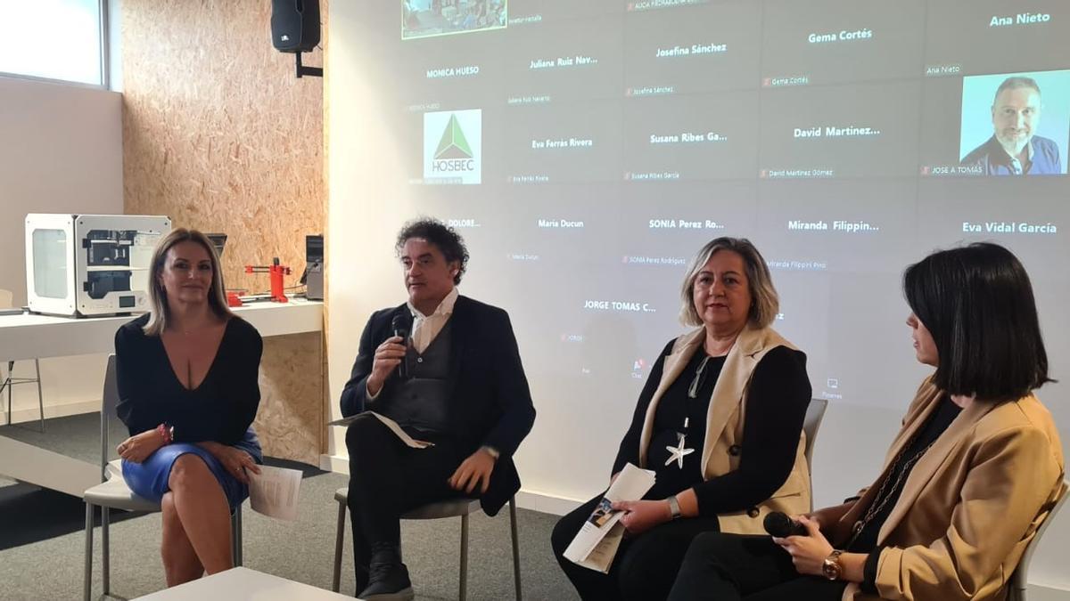 La presentación realizada en Hosbec.