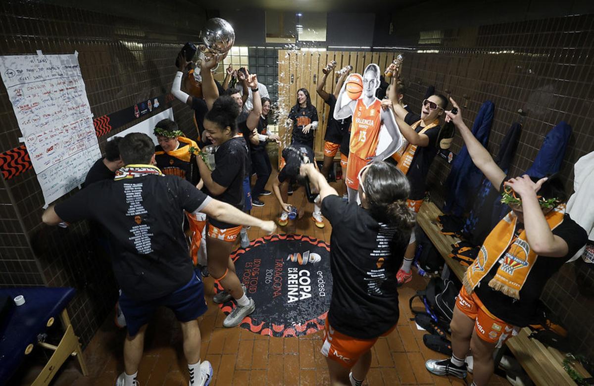 Así se vivió la fiesta en el vestuario del Valencia Basket