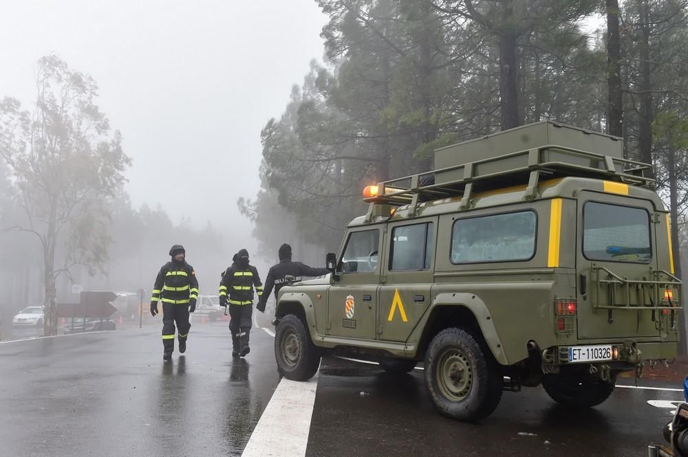 Nieve en Gran Canaria (01/02/2018)