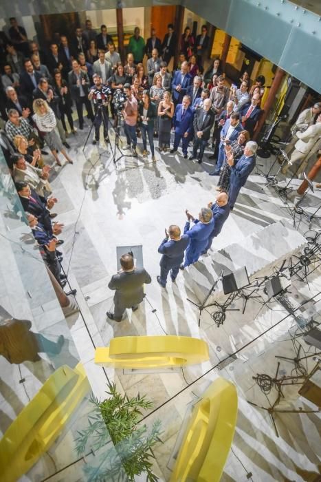 23-10-19 LAS PALMAS DE GRAN CANARIA. CASASA CONSISTORIALES. LAS PALMAS DE GRAN CANARIA. Exposición 40 años de Guaguas Municipales. Fotos: Juan Castro.  | 23/10/2019 | Fotógrafo: Juan Carlos Castro