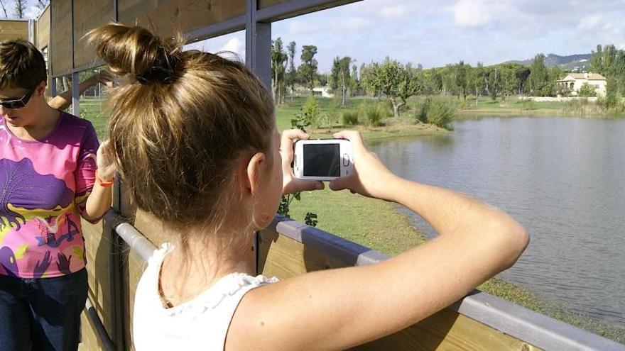 L&#039;espai del parc dels Estanys en una imatge d&#039;arxiu