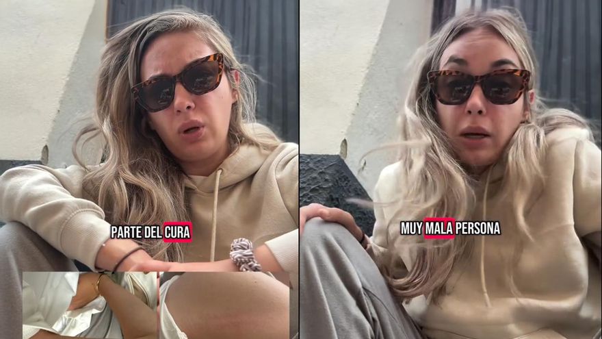 Incidente entre el párroco de Villaviciosa y una influencer en una iglesia: &quot;Me ha pegado un cura, será que soy muy mala persona&quot;