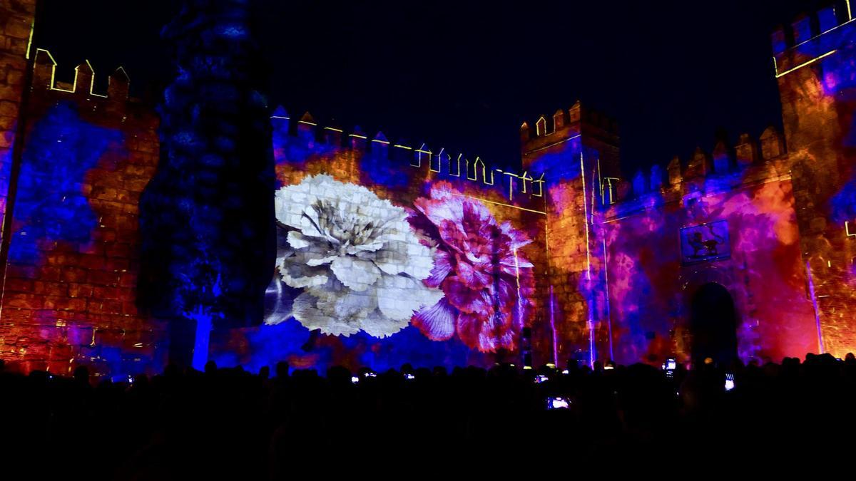 Las imágenes del videomapping de la conmemoración de las bodas de Carlos V