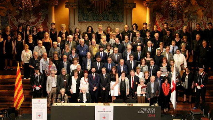 Tots els guardonats al Palau de la Música