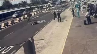 Así fue el tiroteo en el aeropuerto de Gran Canaria para detener al asaltante con un cuchillo