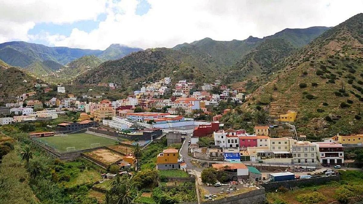 Panorámica de Vallehermoso.