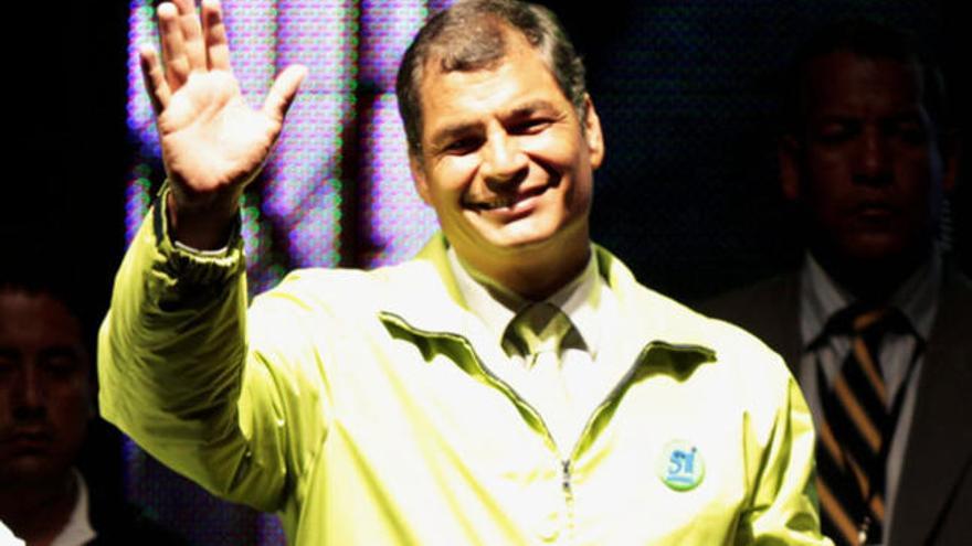 El presidente de Ecuador, Rafael Correa.