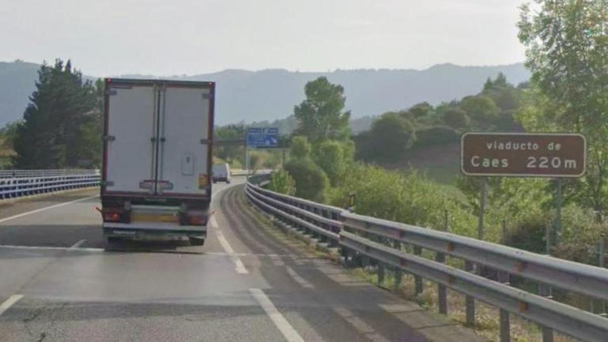 Zona en la que se produjo el accidente.