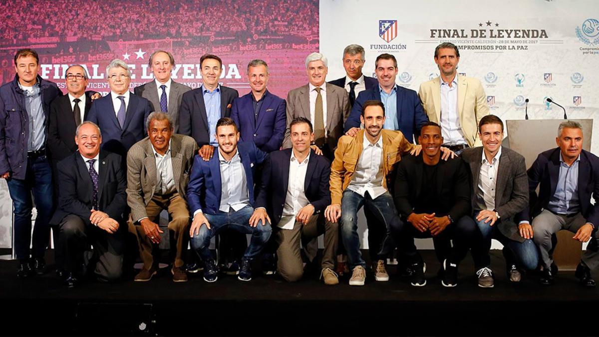 El Atlético presentó el partido de despedida del Calderón