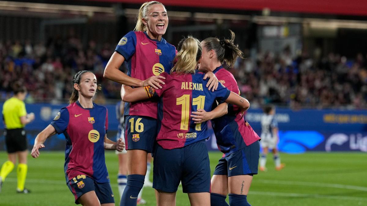 El Barça superó por 3 a 1 a la Real Sociedad